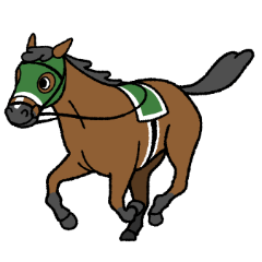 Horse racing stickers!