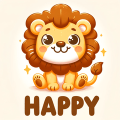 Cute Lion Expressions