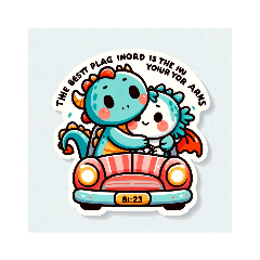 Dragon & Love: A Journey in Stickers
