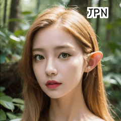 JPN tank top elf girl