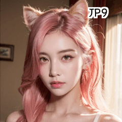 JP9 pink cat girl