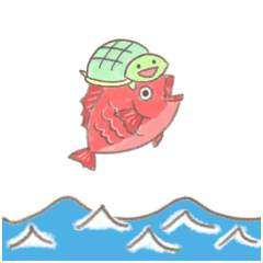 Kawaii Turtle Animation Sticker 2