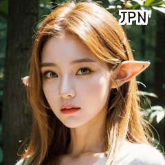 JPN forest elf girl