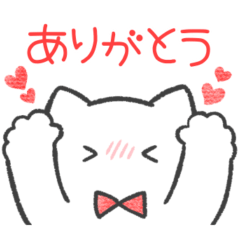 red color sticker(cat)(daily)
