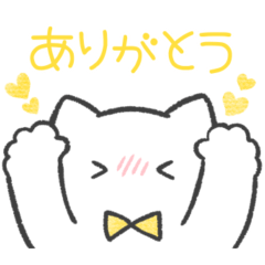 yellow color sticker(cat)(daily)