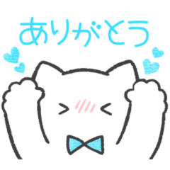 light blue color sticker(cat)(daily)