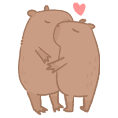 Capybara couple !