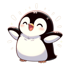 Penguin Sticker(Adelie Penguin)