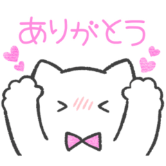 pink color sticker(cat)(daily)