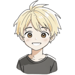 Cute Blond Guy in Black Shirt Stickers