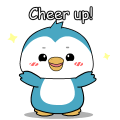 Blue Penguin 3 : Animated Stickers