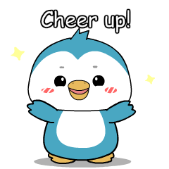 Blue Penguin 3 : Animated Stickers