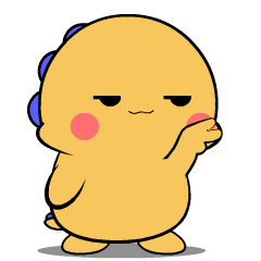 Yellow Dino 6 : Animated Stickers