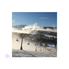 Experience a winter wonderland on skis
