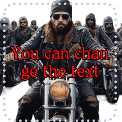 American Biker [You can change the text]