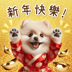 Chinese New Year Pomeranian