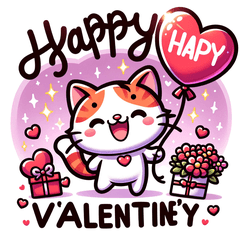 Valentine's Day Cats