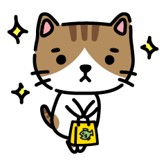 Kijishiro cat Stickers