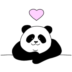 Simple chubby panda