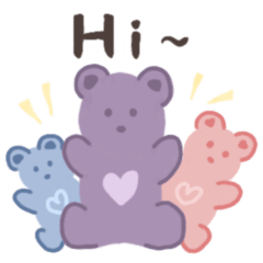 Daily life of cute gummy bears