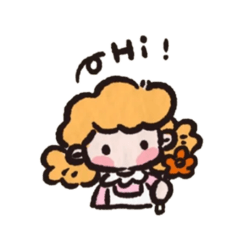 可愛的小女孩喔喔