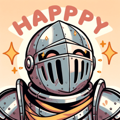 armored knight sticker
