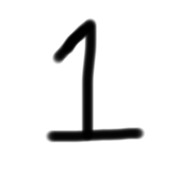 數字1～10
