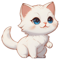 Cute Ragdoll cat By Nimo