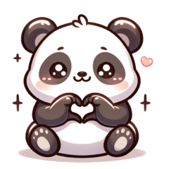 Panda Emotions! Cute Sticker Set