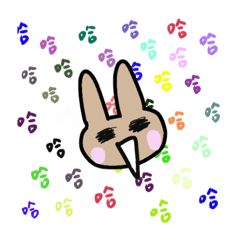 Rainbow Bunny party