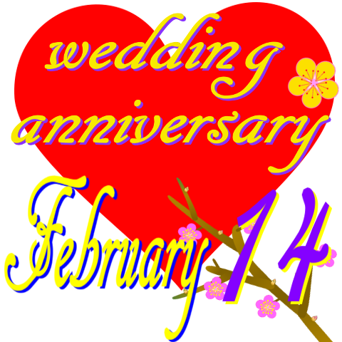 pop up wedding anniversary February 1-15
