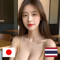 JP THAI 23 year old cafe girl