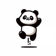 Unenthusiastic Kid Dancing Panda 2