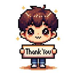 "Pixel Art - Expressive Boy"