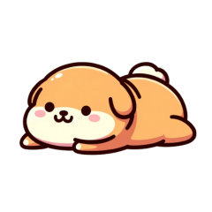 Dog Sticker(Mame Shiba)