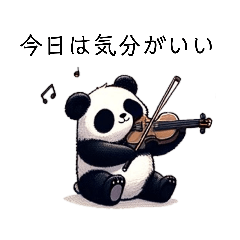 kawaii panda stickers1