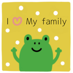 Pretty standard language sticker(frog)