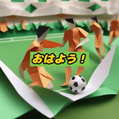 Origami stickersports