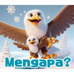 Snowy Eagle Playtime:Indonesian