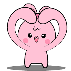 Lovely Pink Rabbit 3: Pop-up stickers