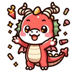 Expressive Cute Dragon