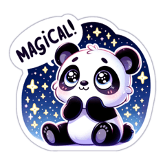 Healing Panda Stamp