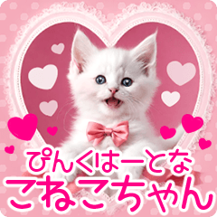 real sweet pink milky cat