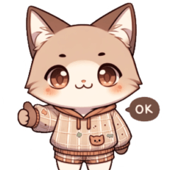 ちび猫ブラウン　№2