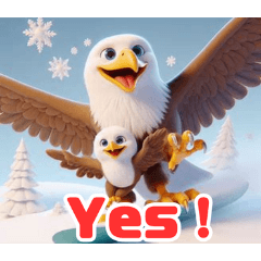 Snowy Eagle Playtime:English