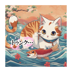 Ukiyo-e Cats Wonderland