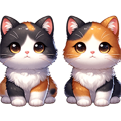 Calico Cat Expressions