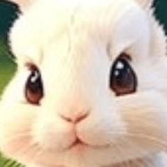 A rabbit engaged in FX trading