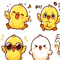 Happy Little chick 01