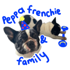 Peppa Frenchie&family